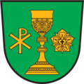 Golden Luther rose in the coat of arms of Arriach village