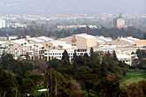 Panoramical view of Warner Bros. studios. On it can be appreciate many buildings