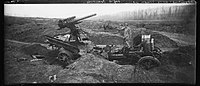 A destroyed Ehrhardt-Rheinmetall M1914