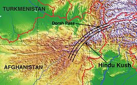 হিন্দুকুশের টপোগ্রাফিক চিত্র [১]