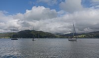 View to the lake from Attersee am Attersee