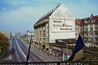 En 1982. Publicité pour le Berliner Zeitung.