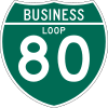 Road sign for BL-80