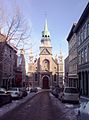 Exterior view of Notre-Dame-de-Bon-Secours Chapel, Montreal, Quebec