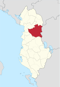 Dibër – Localizzazione