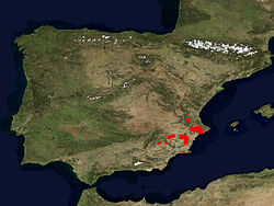 Distribución en España.