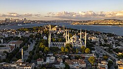 Fatih'teki Sultanahmet Camii ve Ayasofya