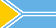 Flag of Tuva (18 September 1992–8 February 2002)