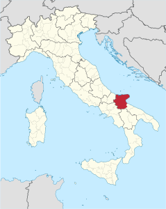 Provincia di Foggia – Localizzazione