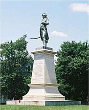 General Hugh Mercer Memorial Statue, Washington Avenue Historic District, Fredericksburg, Virginia
