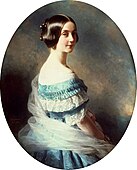 Baroness Hélène Mallet de Chalmassy née Bartholdy, wife of Alphonse, by Winterhalter, 1851