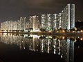 Hong Kong river reflections