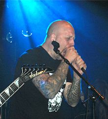 Jörgen Sandström performing with Grave, Klubben Stockholm 2008