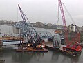 Removal of rail span