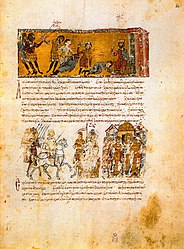 a. The assassination of Bardas at the feet of Michael III (865-866) b. Return of the army and coronation of Basil I as co-regent