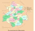 Image 27Map of the ancient parish of Manchester (from History of Manchester)