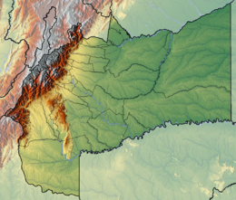 2023 central Colombia earthquakes is located in Meta Department