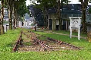 肥後小国駅跡（2007年7月22日）