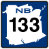 Route 133 marker