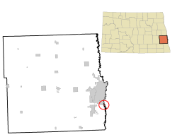 Location of Briarwood, North Dakota