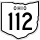 State Route 112 marker