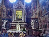 La chapelle du saint Corporal avec son reliquaire contenant le linge sacré miraculeusement imprégné de sang.