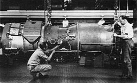 Pratt & Whitney J75, снятый с Martin P6M Seamasters ВМФ США