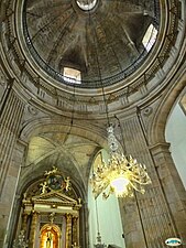 Detail of the interior of the church