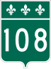 Route 108 marker