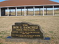 The Roy G. Sanchez Pavilion at Floresville River Park commemorates the career of the first Mexican American mayor of Floresville. He served from 1984 to 1992.