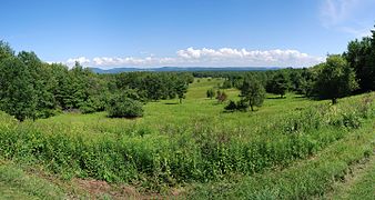 View of the battlefield