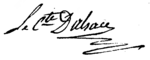 Signature de Pierre-Simon d'Alsace de Hénin-Liétard