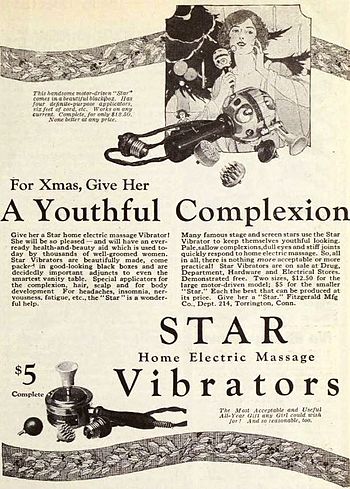 Vibrator advertisement, 1921