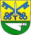 Pflugschar im Wappen von Tieschetitz