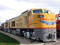 Image 16Union Pacific 18, a gas turbine-electric locomotive preserved at the Illinois Railway Museum (from Locomotive)
