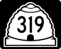 State Route 319 marker