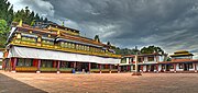 Rumtek Monastery in Sikkim was built under the direction of Changchub Dorje, 12th Karmapa Lama in the mid-1700s.[115]