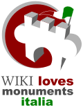 Logo di Wiki Loves Monuments Italia