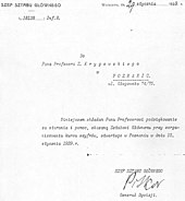 signature de Zdzisław Krygowski