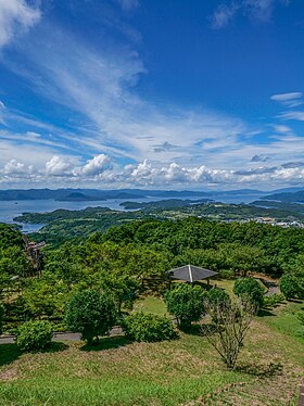 行人岳山頂からの眺望