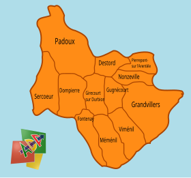 Localisation de Communauté de communes de l'Arentèle-Durbion-Padozel