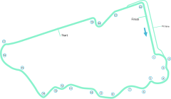 Tracciato di Circuito cittadino di Dirʿiyya