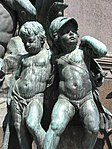 Putti en el monumento a Beethoven, 1880