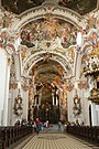 interno dell'Abbazia di Einsiedeln