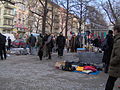 A popular flea market takes place every Sunday on Boxhagener Platz.