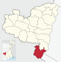 Location of Bandwan