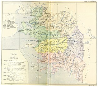 Вилайет Айдын в 1894 году