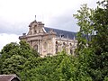 Façade de la cathédrale vue du Grand Jardin.