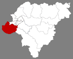 Location of Shuangcheng in Harbin