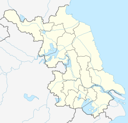 Qingjiangpu is located in Jiangsu